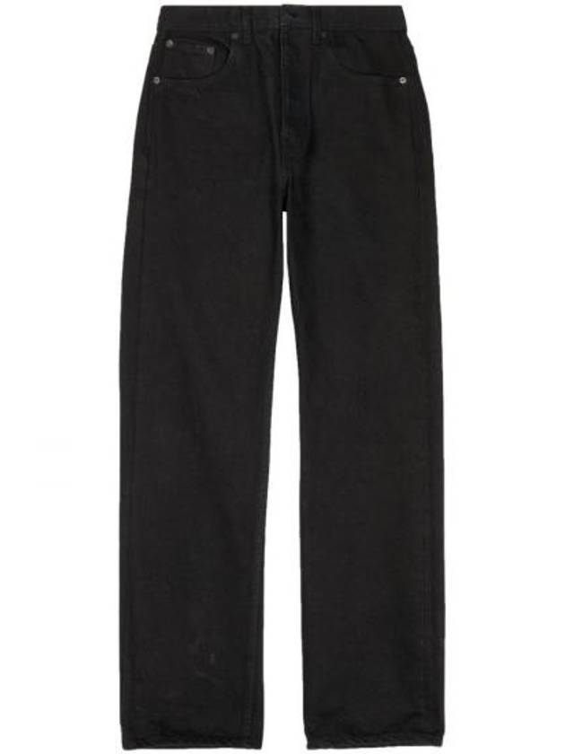 Luxury Balenciaga Trending 2025 Relaxed Jeans Black