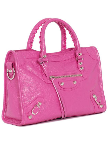 Luxury Balenciaga Trending 2025 Classic City Small Tote Bag Pink