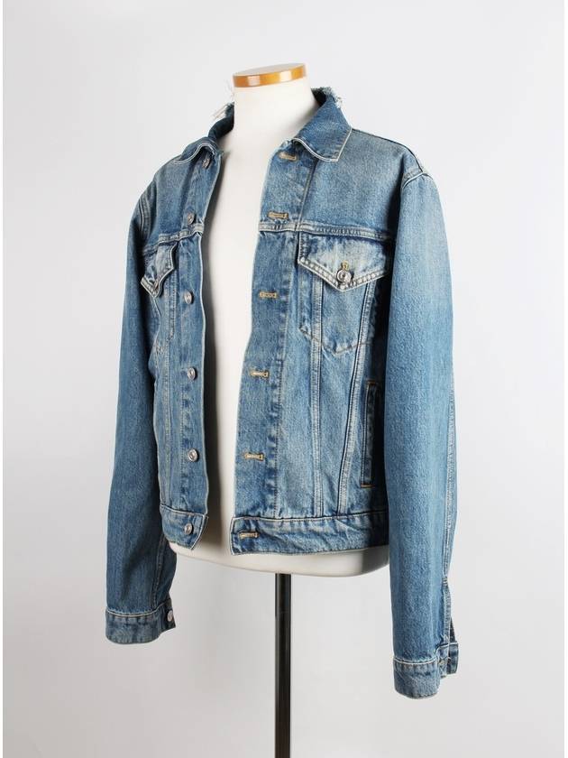Luxury Balenciaga Trending 2025 Wave logo denim jacket 46