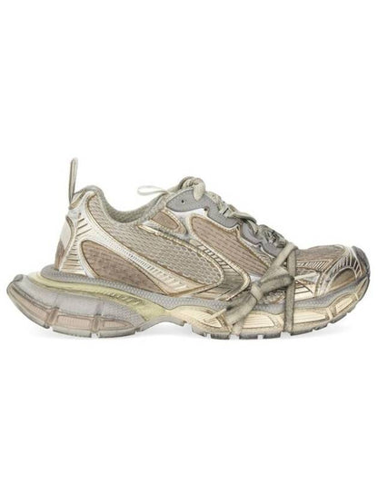 Luxury Balenciaga Trending 2025 3XL Mesh Panel Low Top Sneakers Grey