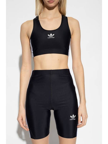 Luxury Balenciaga Trending 2025 Athletic Bra Black