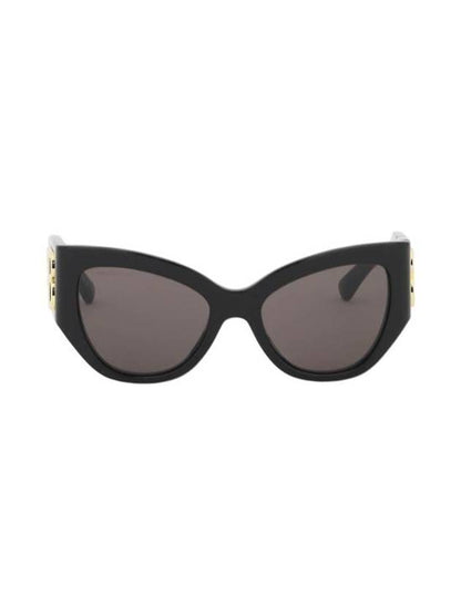 Luxury Balenciaga Trending 2025 BB Logo Cat-Eye Sunglasses Black