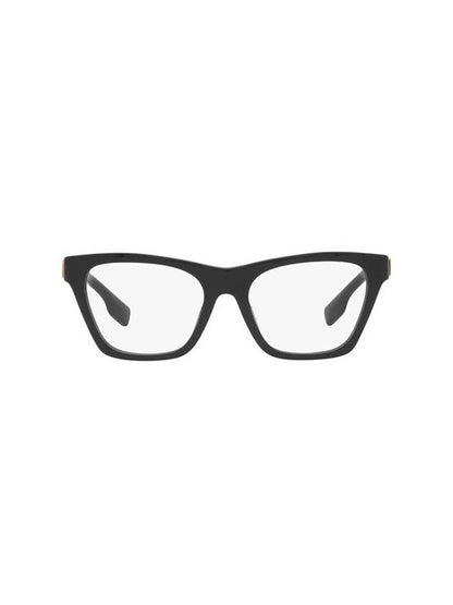 Luxury Burberry Eyewear Demo Square Eyeglasses Black