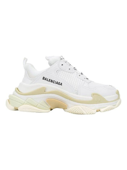 Luxury Balenciaga Trending 2025 Triple S Low-Top Sneakers White