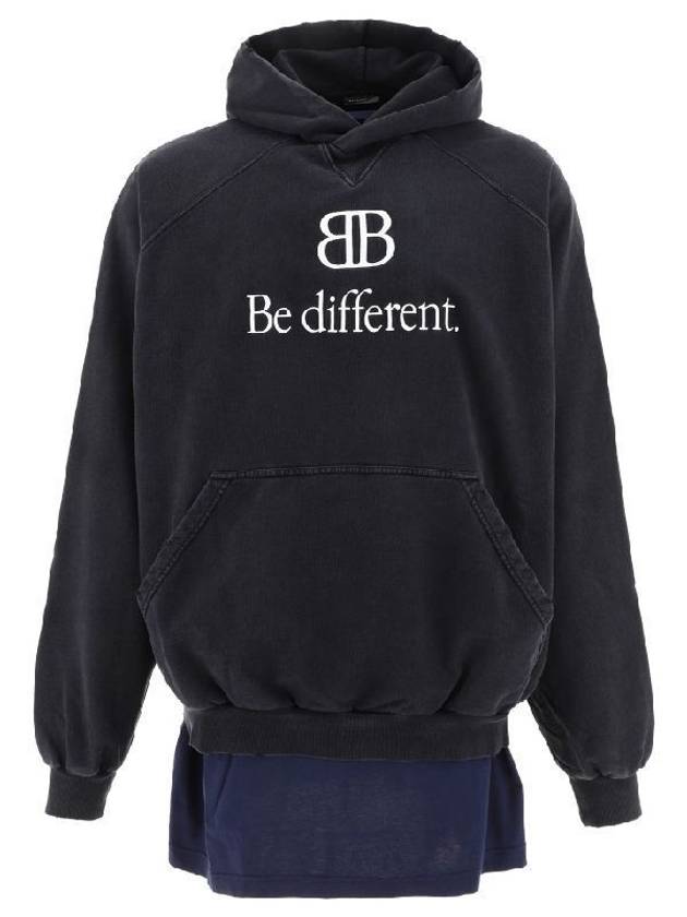 Luxury Balenciaga Trending 2025 BB Logo Hoodie Black