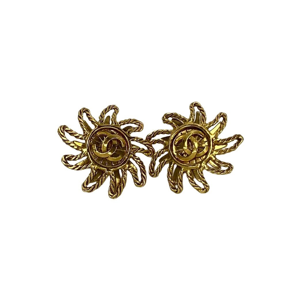 CHANEL Earring Gold Plated gold Women