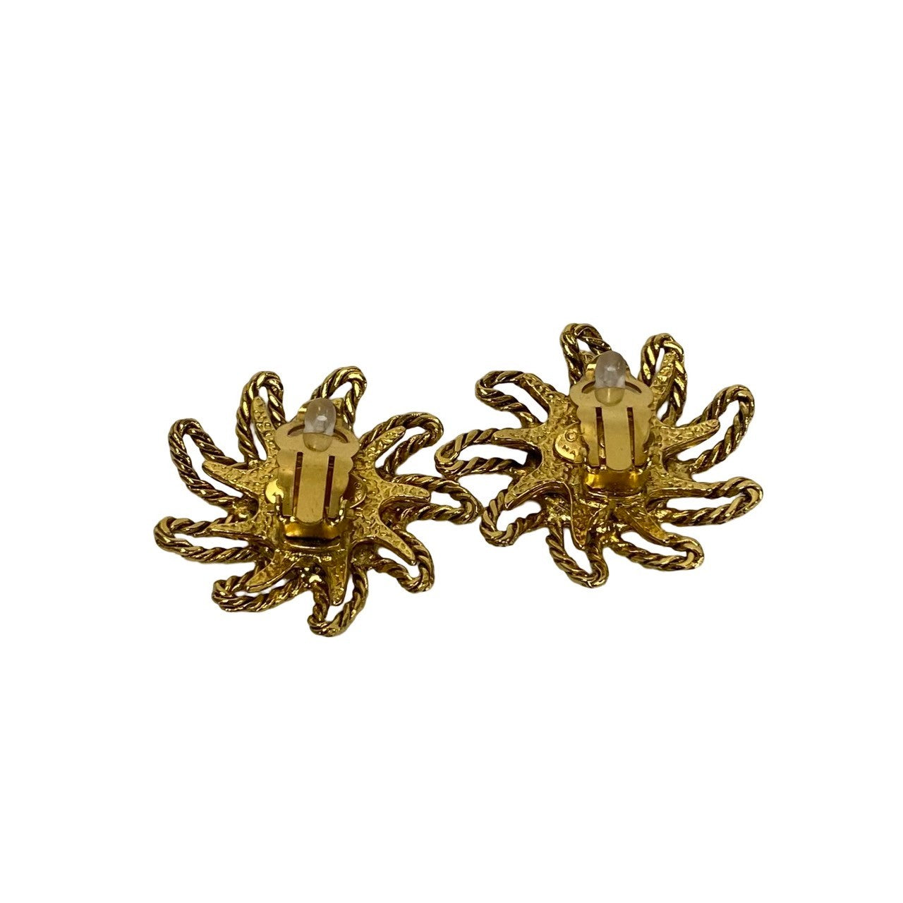 CHANEL Earring Gold Plated gold Women