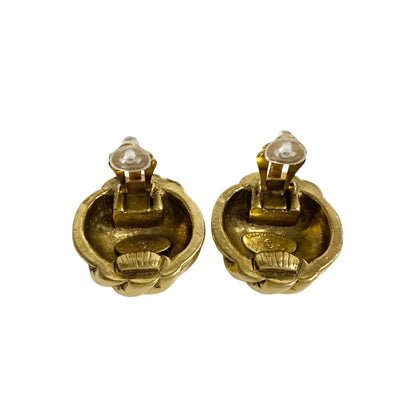 CHANEL Earring Gold Plated gold Women