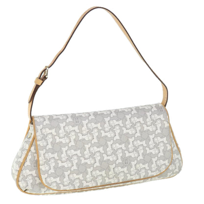 Luxury CELINE Sulky Shoulder Bag PVC Leather Gray  60029