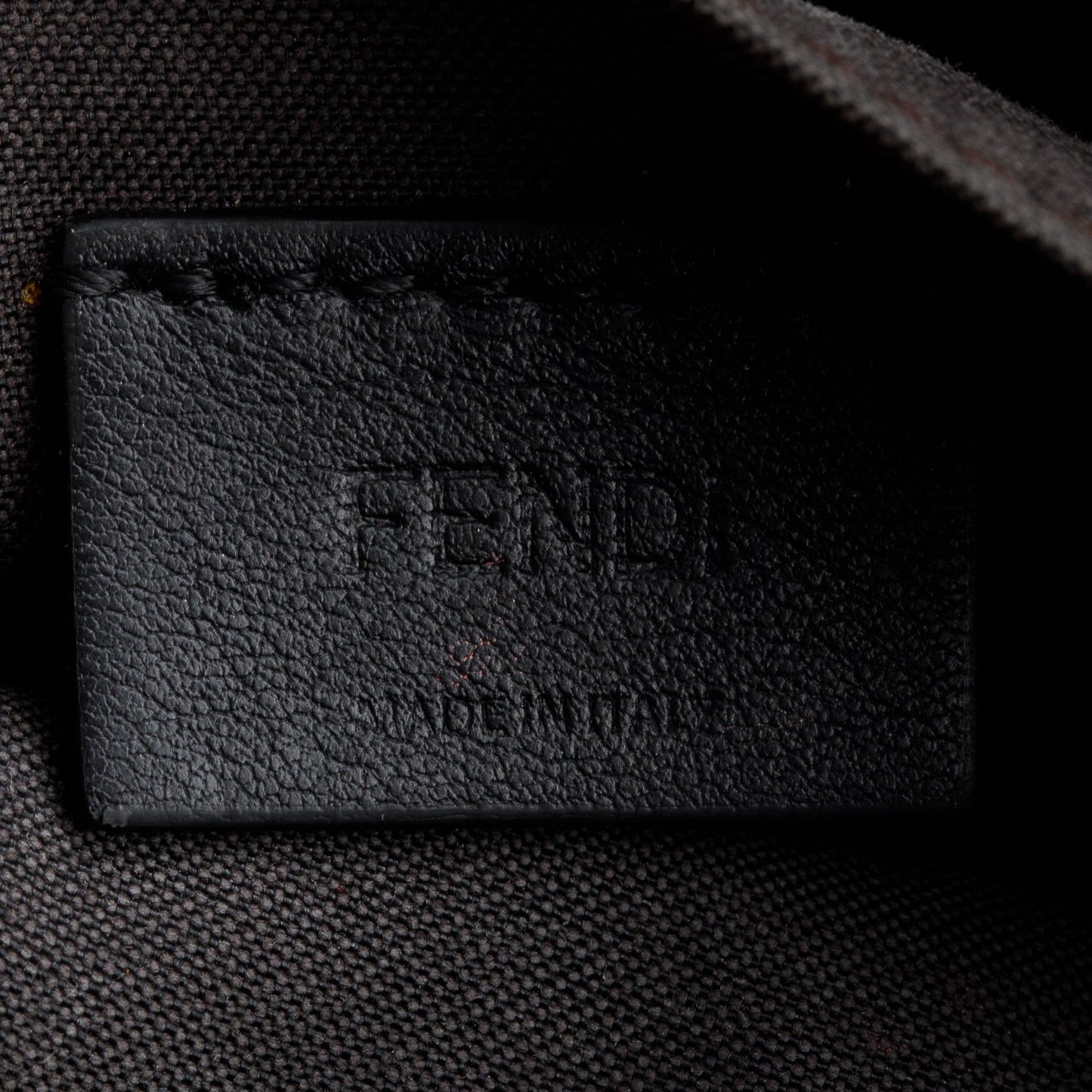 Fendi Brown FF Embossed Leather F is Fendi Envelope Wallet on Chain