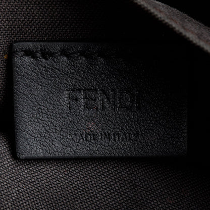 Fendi Brown FF Embossed Leather F is Fendi Envelope Wallet on Chain