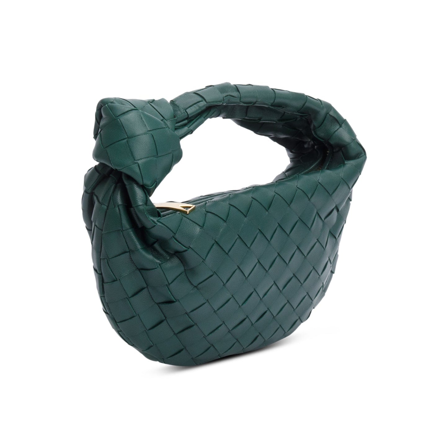 Bottega Veneta Green Intrecciato Leather Mini Jodie Bag