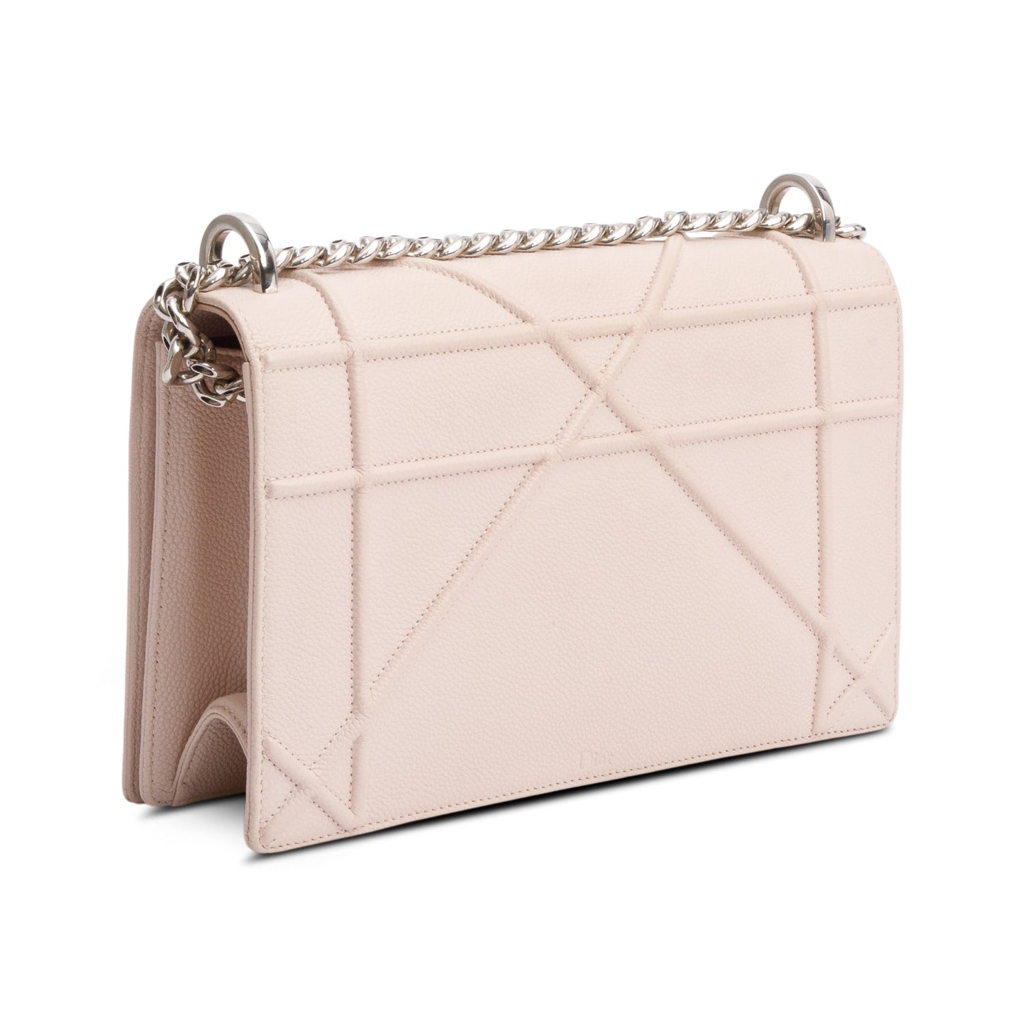 Christian Dior Pink Calfskin Leather Medium Diorama Flap Bag