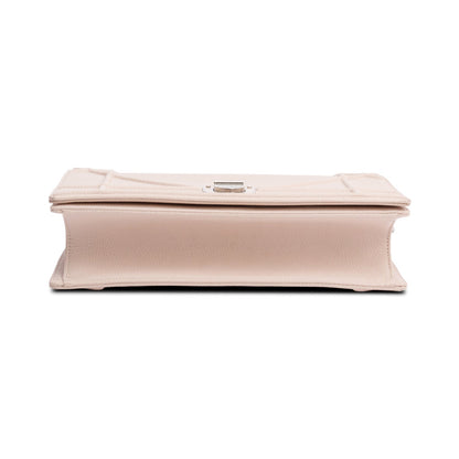 Christian Dior Pink Calfskin Leather Medium Diorama Flap Bag