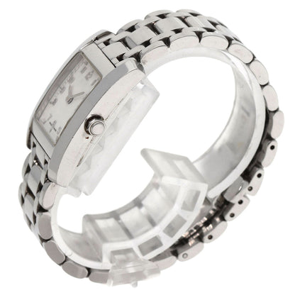 FENDI Watches Quartz 7000L Stainless Steel Silver Square face white dial