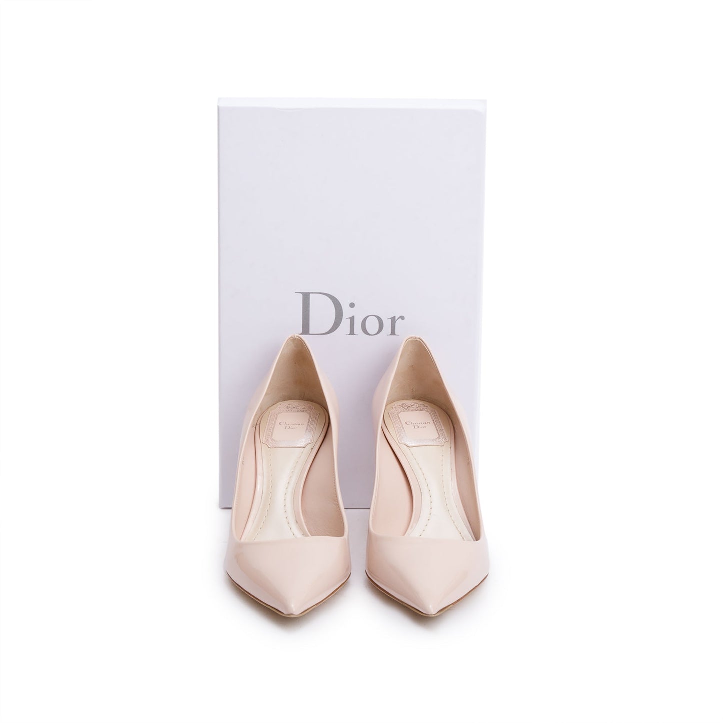 Christian Dior Pink Patent Leather Essence Pumps, Size 8