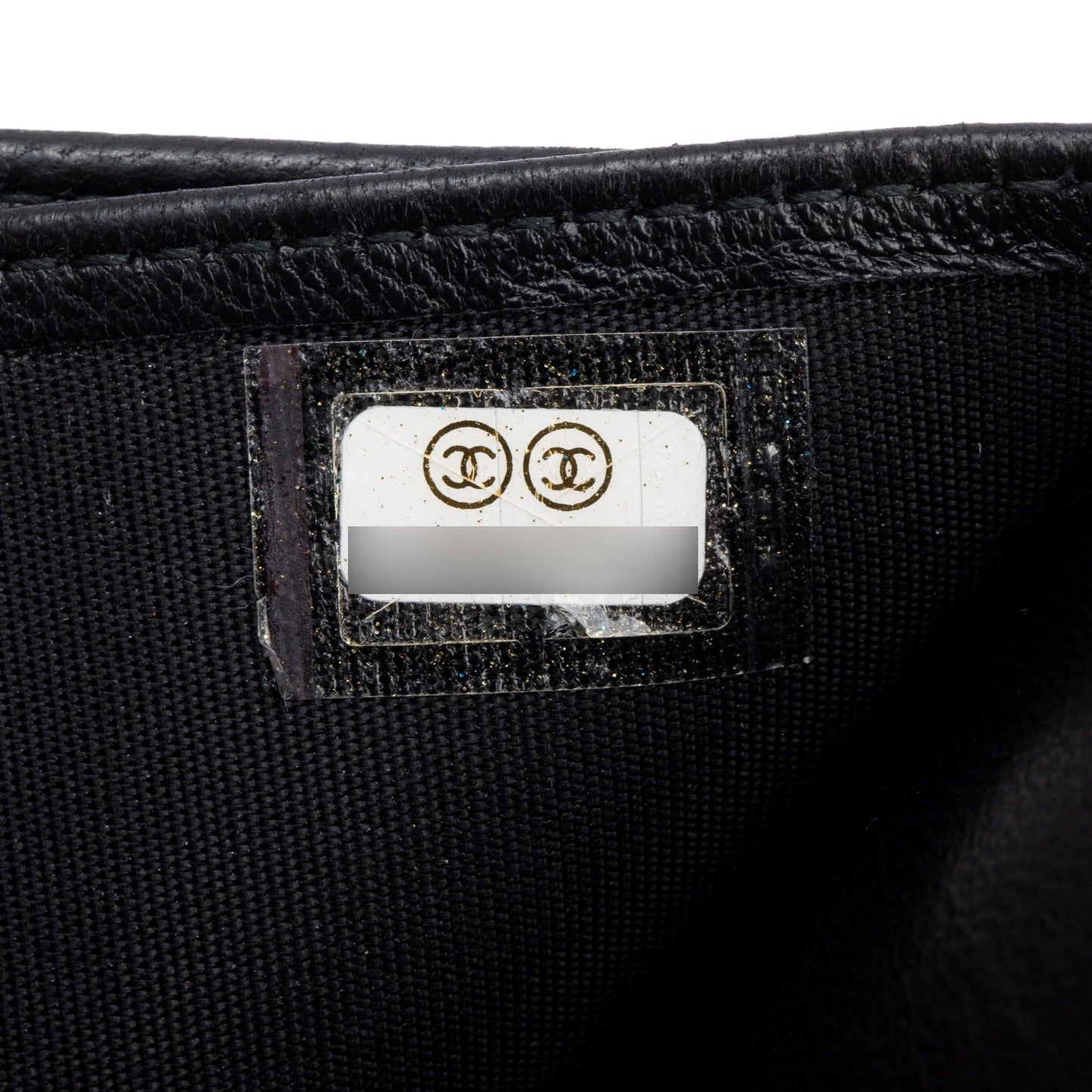 Chanel Black Quilted Lambskin Boy Flap Compact Wallet