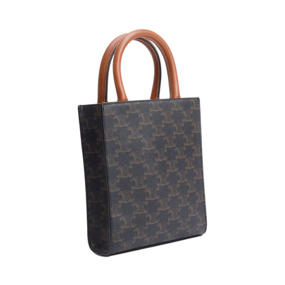 Celine 2020 Triomphe Canvas Mini Vertical Cabas Tote