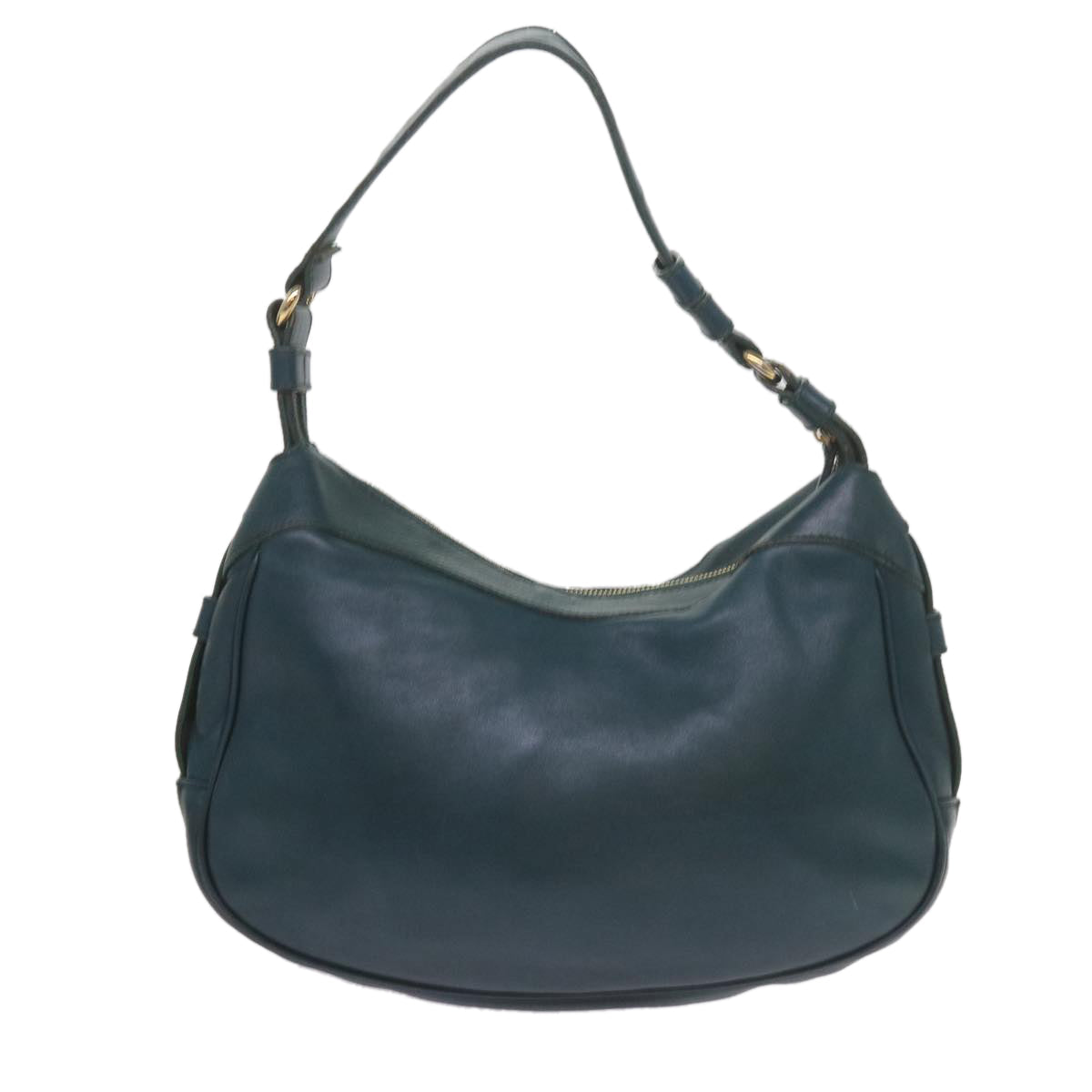 Luxury CELINE Shoulder Bag Leather Blue  60323