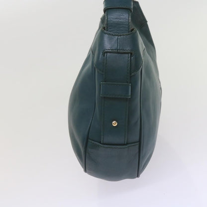 Luxury CELINE Shoulder Bag Leather Blue  60323