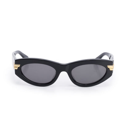 Bottega Veneta BV1189S Black Acetate Cat-Eye Sunglasses