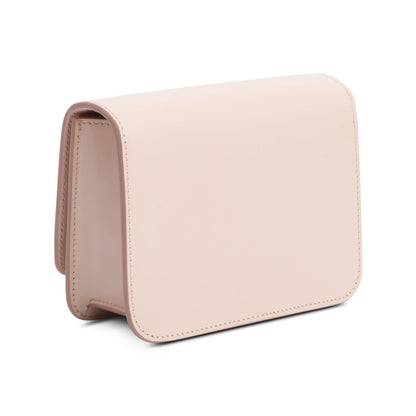 Burberry 2022 Pink Smooth Calfskin Leather Small  TB Crossbody Bag