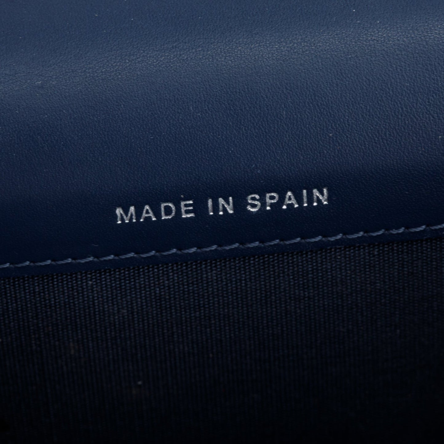 Chanel Navy Blue Caviar Leather Timeless CC Flap Card Holder