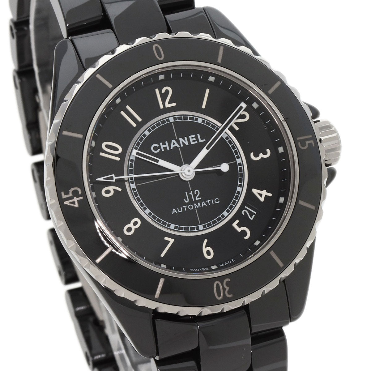 CHANEL Watches Mechanical Automatic H5699 ceramic black Caliber 12.1 J12 1.5" H5699 current model black dial