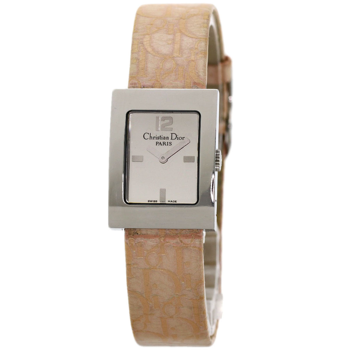 Christian Dior Watches Quartz D78-109 Stainless Steel, Leather Silver Maris Silver dial Women