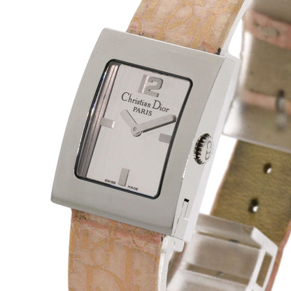Christian Dior Watches Quartz D78-109 Stainless Steel, Leather Silver Maris Silver dial Women