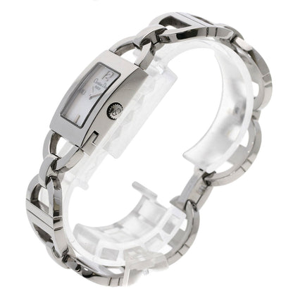Christian Dior Watches Quartz D78-109 Stainless Steel , Stainless Steel Silver Maris White shell dial Women