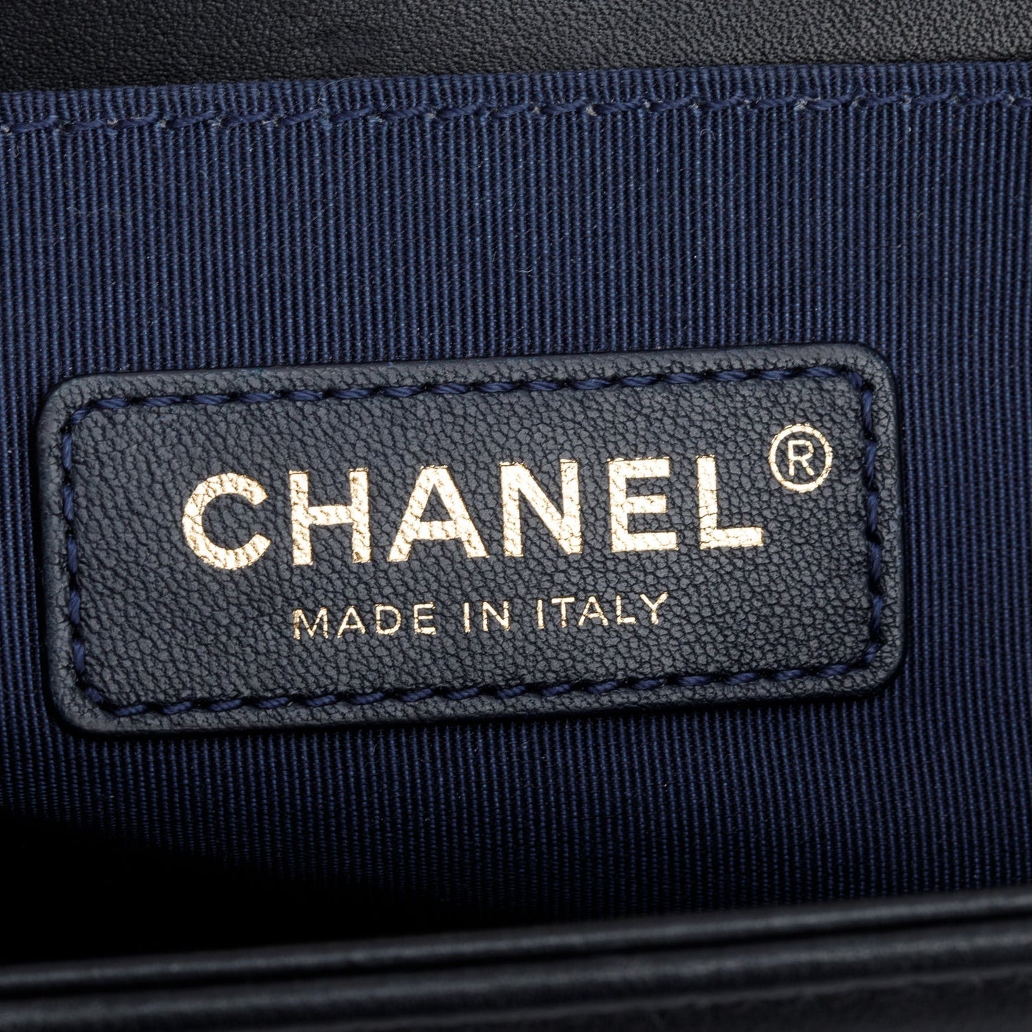 Chanel Black Chevron Quilted Lambskin Leather Medium Boy Bag