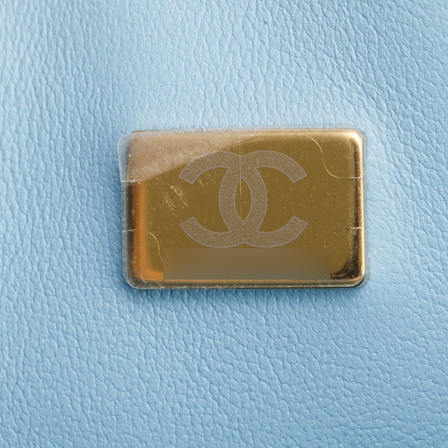 Chanel Light Blue Quilted Caviar Leather Classic Medium Double Flap Bag