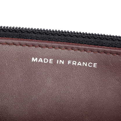 Chanel Black Quilted Caviar Leather Classic Wallet on Chain