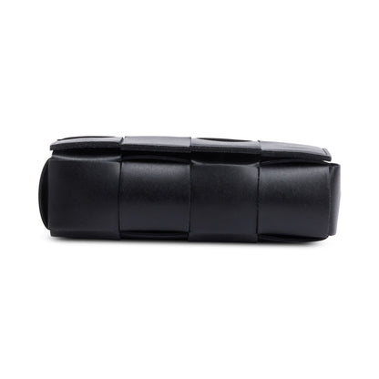 Bottega Veneta Black Nappa Leather Intrecciato Cassette Belt Bag