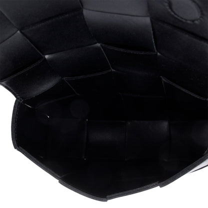 Bottega Veneta Black Nappa Leather Intrecciato Cassette Belt Bag