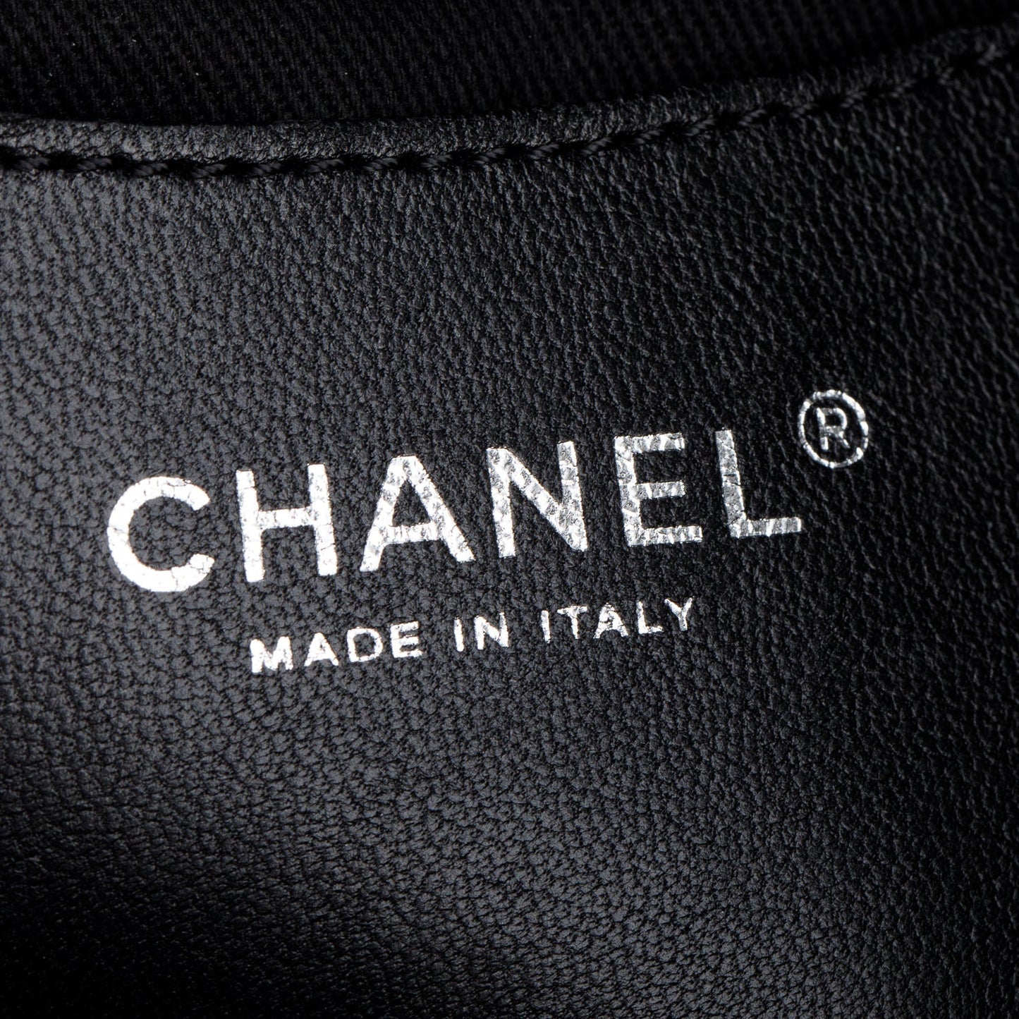 Chanel Black Caviar Leather Just Mademoiselle Large Bowler Bag