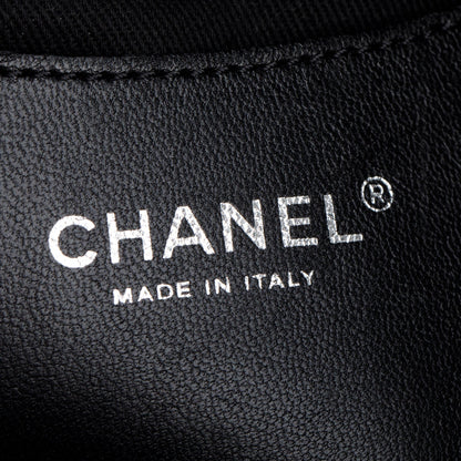 Chanel Black Caviar Leather Just Mademoiselle Large Bowler Bag