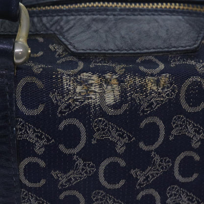 Luxury CELINE C Macadam Canvas Hand Bag Navy  60577