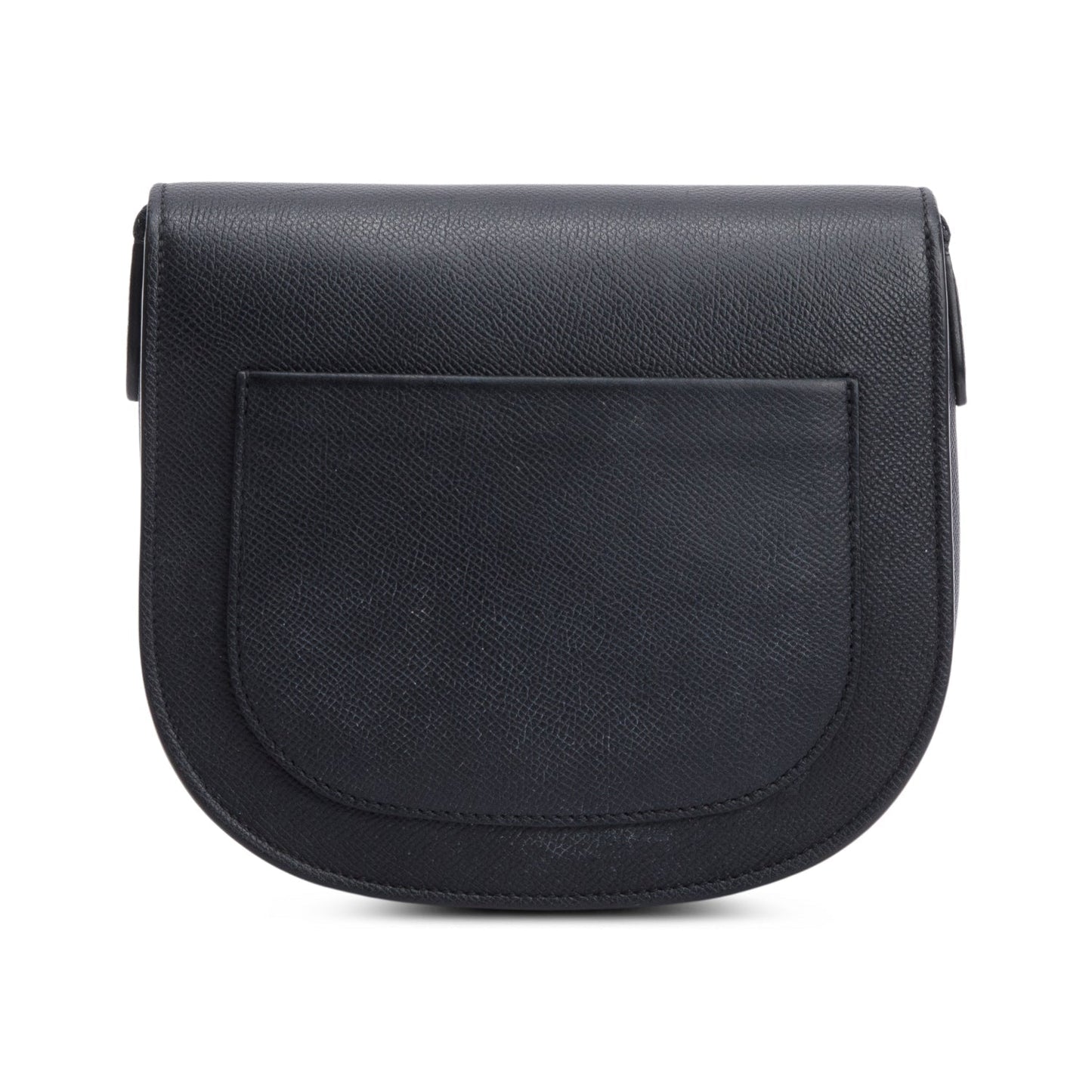 Celine Black Grained Leather Small Trotteur Crossbody Bag