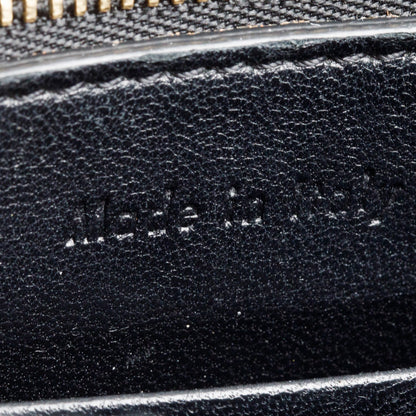 Celine Black Grained Leather Small Trotteur Crossbody Bag