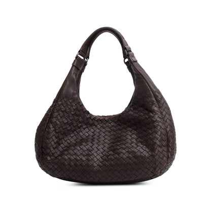 Bottega Veneta Brown Intrecciato Leather Campana Hobo