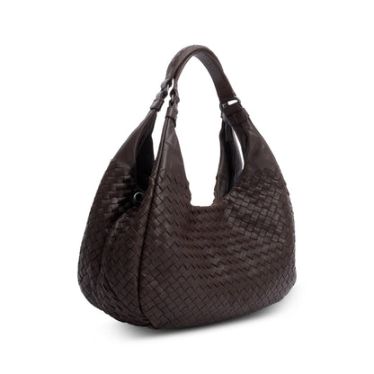 Bottega Veneta Brown Intrecciato Leather Campana Hobo