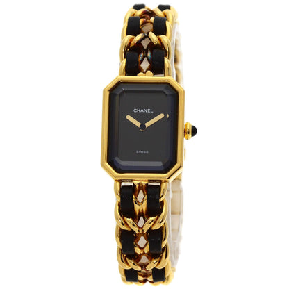 CHANEL Watches Quartz H0001 Gold Plated gold Premiere black dial