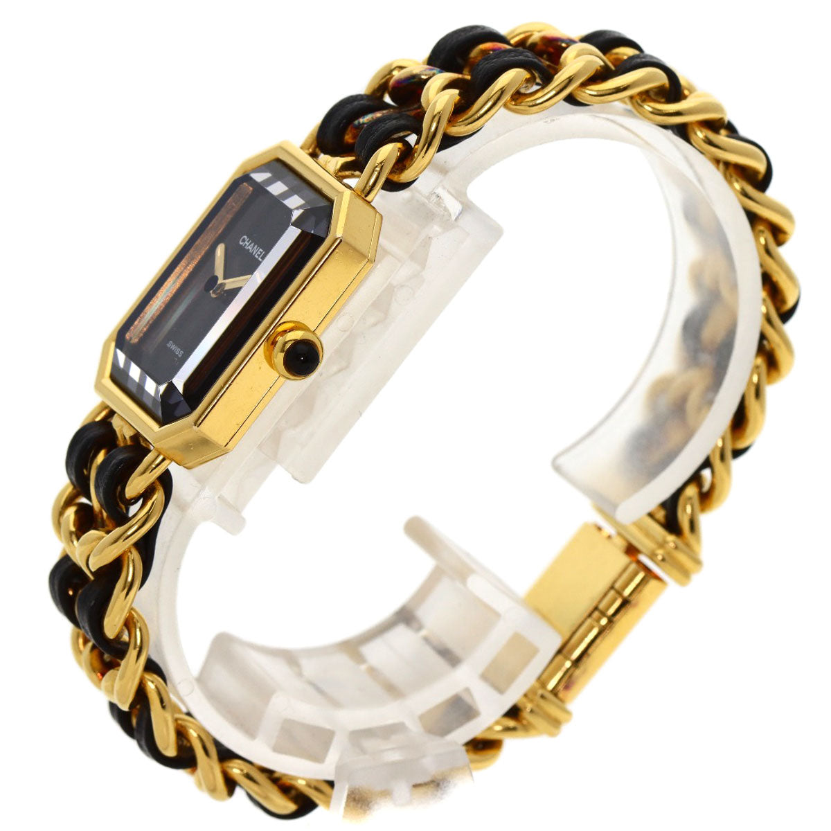 CHANEL Watches Quartz H0001 Gold Plated gold Premiere black dial