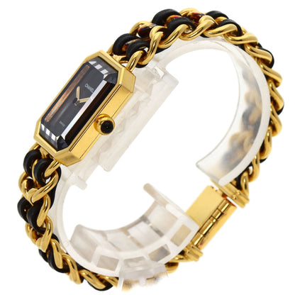 CHANEL Watches Quartz H0001 Gold Plated gold Premiere black dial