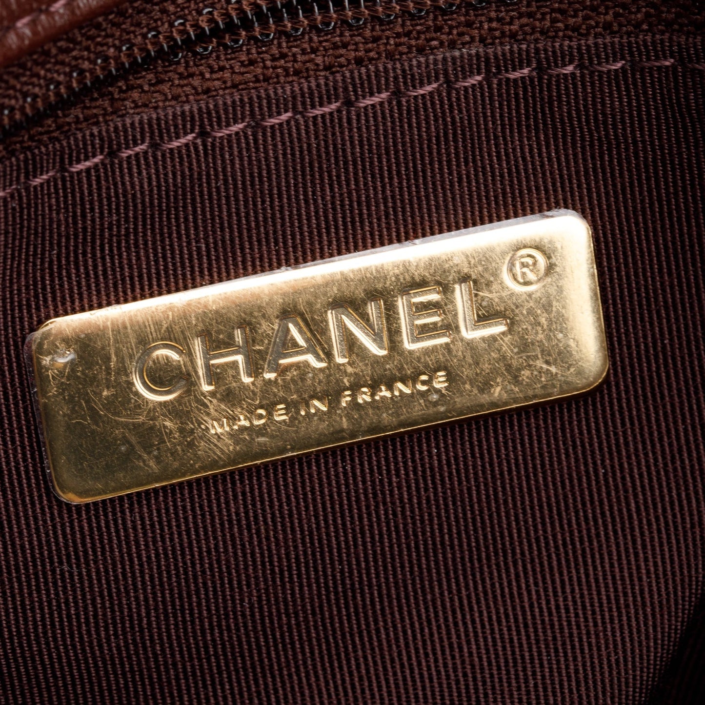 Chanel Burgundy 2020 Lambskin Leather Large 19 Flap Bag