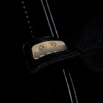 Chanel Black Quilted Leather Just Mademoiselle Medium Bowler Bag