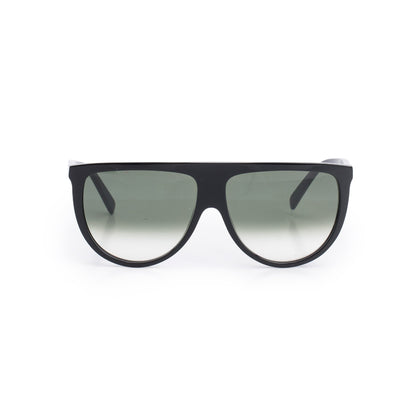 Celine CL41435/S Black Acetate Wayfarer Sunglasses