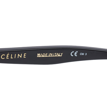 Celine CL41435/S Black Acetate Wayfarer Sunglasses